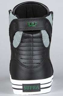SUPRA The Skytop Sneaker in Black Suede Grey Leather  Karmaloop 