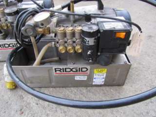 Ridgid 1460 E Test Pump Bucket 110v Pressure Tester  