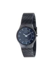 Skagen Herrenarmbanduhr Slimline Titan Stahl 233LTMB