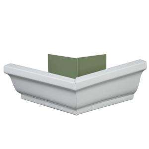 Amerimax Home Products 5 in. K Style Aluminum Outside Gutter Mitre 