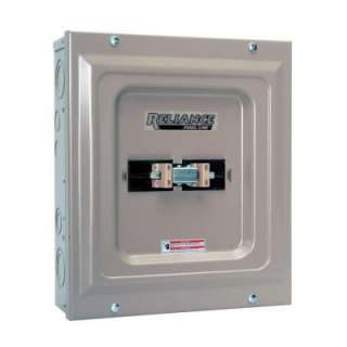 Reliance Controls Utility / Generator Transfer Switch, 60 Amp TCA0606D 