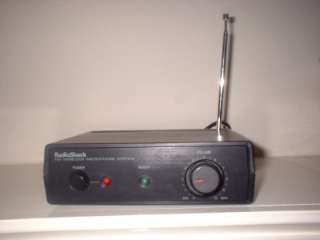 Radio Shack FM Wireless Microphone System #32 1221B  