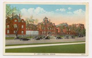 DENVER ST LUKES HOSPITAL DIFF VIEW OLD POSTCARD PC4673  