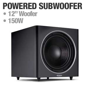 Polk Audio PSW125 Powered Subwoofer   12 inch, 150 Watt, Black at 