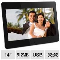 Sunpak SF 150 42001SL 15 TFT LCD Digital Frame   720p, 1024x768, Black 