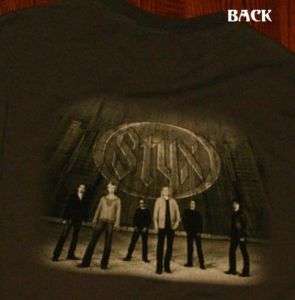 Styx Tour 2002 Tommy Shaw Concert T Shirt L  
