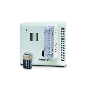 Gentex AC Hardwired Wall Mount Photoelectric Smoke Alarm with Hearing 