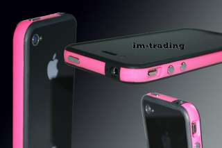 iPhone 4 Silikon Bumper COVER CASE 2FARBIG NEUER DESIGN  