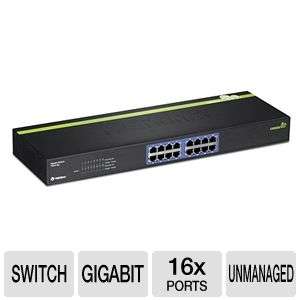 TRENDnet TEG S16G 16 Port Gigabit GREENnet Switch   16x Ports at 