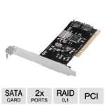 Click to view: Ultra U12 40739 PCI Expansion Card   2 SATA Internal 