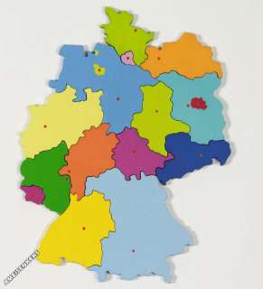 Puzzle DEUTSCHLANDKARTE mit Baumwollbeutel Deutschland  