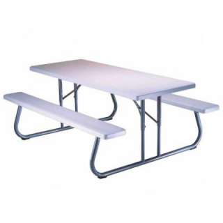 Lifetime 57 in. x 72 in. Folding Picnic Table 80215 at The Home Depot