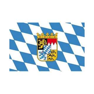 Autoaufkleber Fahne / Flagge Bayern Wappen Aufkleber