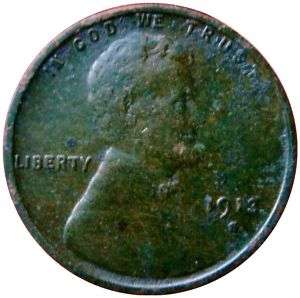 1913 S LINCOLN PENNY  