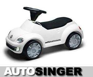 NEU VW Bobbycar Junior Beetle, Weiss mit Turbo Schriftzug 