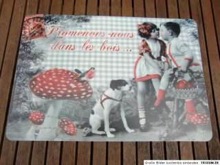 Shabby Chic France 2er Tischset Platzset Vintage PVC  