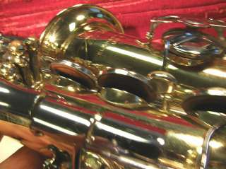   ELKHART, IN. USA ALTO SAX SAXOPHONE IN HARD CASE STUDENT BAND PRE OWNE