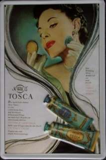 4711 Tosca Parfum Schild Blechschild Reklame 20x30cm  