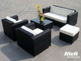 Rattan Sofa Lounge Luxus Couch Garnitur Möbel Neu 2011  