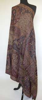Large, Wool, Jamavar, India Shawl. “Best on the Net”  