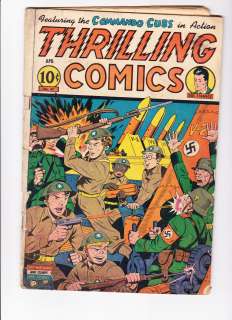 Thrilling Comics 47 V2 Rocket War Cover  