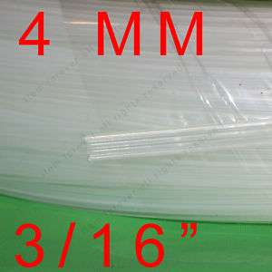 10 Polyester Boning CLEAR plastic NO Cotton Covered 4mm  