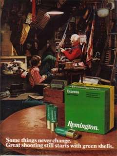 1975 REMINGTON SHOTGUN AMMO VINTAGE PRINT AD  