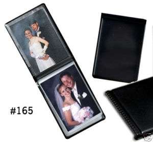 Black Photo ALBUM Holds (24) 2x3 WALLET Photos Cards  