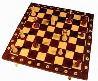 Schachfiguren aus Holz Staunton 5 Lux im Holzkistchen  