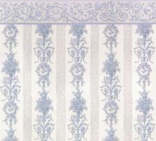   stripe blue dollhouse wallpaper by mini graphics each sheet measures