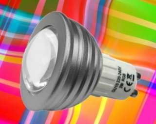 Farbige LED Strahler RGB GU10 dimmbar Farbwechsel Fernbedienung in 