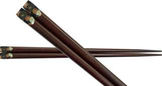 TCE2055 Japanese Style Sandalwood Chopsticks w Rest  
