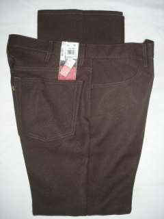 Levis Brown Jean Style Dressy Pants Size 40x32 NWT  
