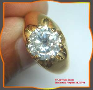 02ct SOLITAIRE ROUND DIAMOND ENGAGEMENT 14k GOLD RING  