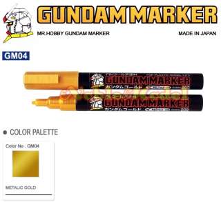 MR. HOBBY GUNDAM MARKER GM04 METALLIC GOLD for Bandai Gundam Model Kit 