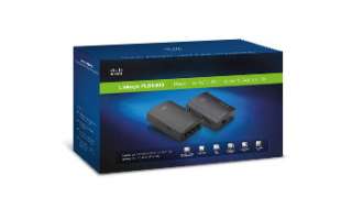 Cisco Linksys PLSK400 Powerline HomePlug AV 4 Port Network Adapter Kit 