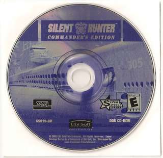 Silent Hunter & 3 Patrol Packs +1Clk XP Vista 7 Install 008888650195 