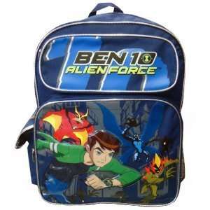  Ben 10 Ten Alien Force Large 16 Backpack Bag   Ben 10 