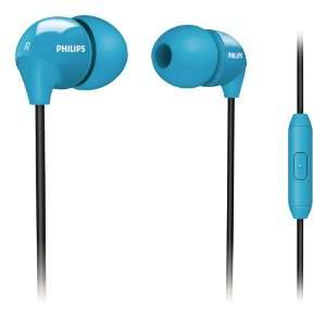   POP COLOR IN EAR HEADSET WITH MICROPHONE (BLUE) PHL3575BB: Electronics