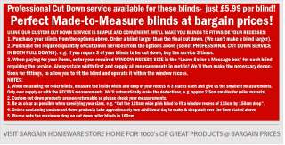 BLIND SALE * LUXURY SQUARE EYELET EDGE ROLLER BLINDS   Many Sizes 