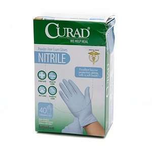  Curad Powder Free Exam Gloves, Nitrile, 40 ea: Health 