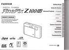 Fuji FinePix Z100 fd Digital Camera Owners Manual / Ins