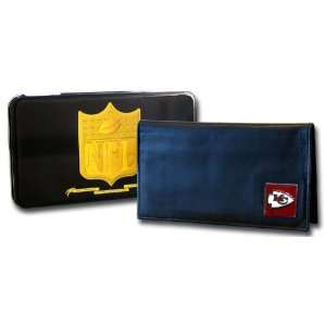   : Kansas City Chiefs NFL Deluxe Leather Checkbook: Sports & Outdoors