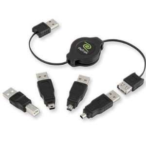  New Emerge Tech Emerge Retractable Usb 2.0 A Male To A 