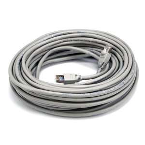  50FT Cat5e 350MHz STP Ethernet Network Cable   Gray 