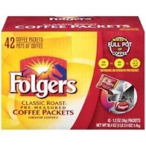 Folgers Classic Roast Coffee Packets Grocery & Gourmet Food