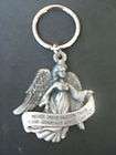 guardian angel pewter keyring religious christian gif feedback 10 652