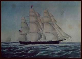 Currier & Ives Clipper Ship Flying Cloud circa 1860  