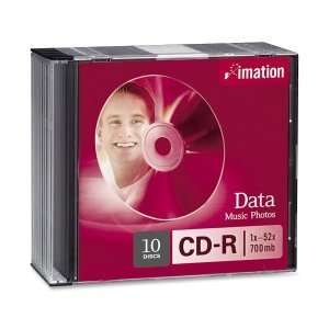  Imation 52x CD R Media. IMATION10PK 52X CD R IMATION 700MB 