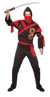 Adult Dragon Warrior Ninja Costume   Ninja Costumes